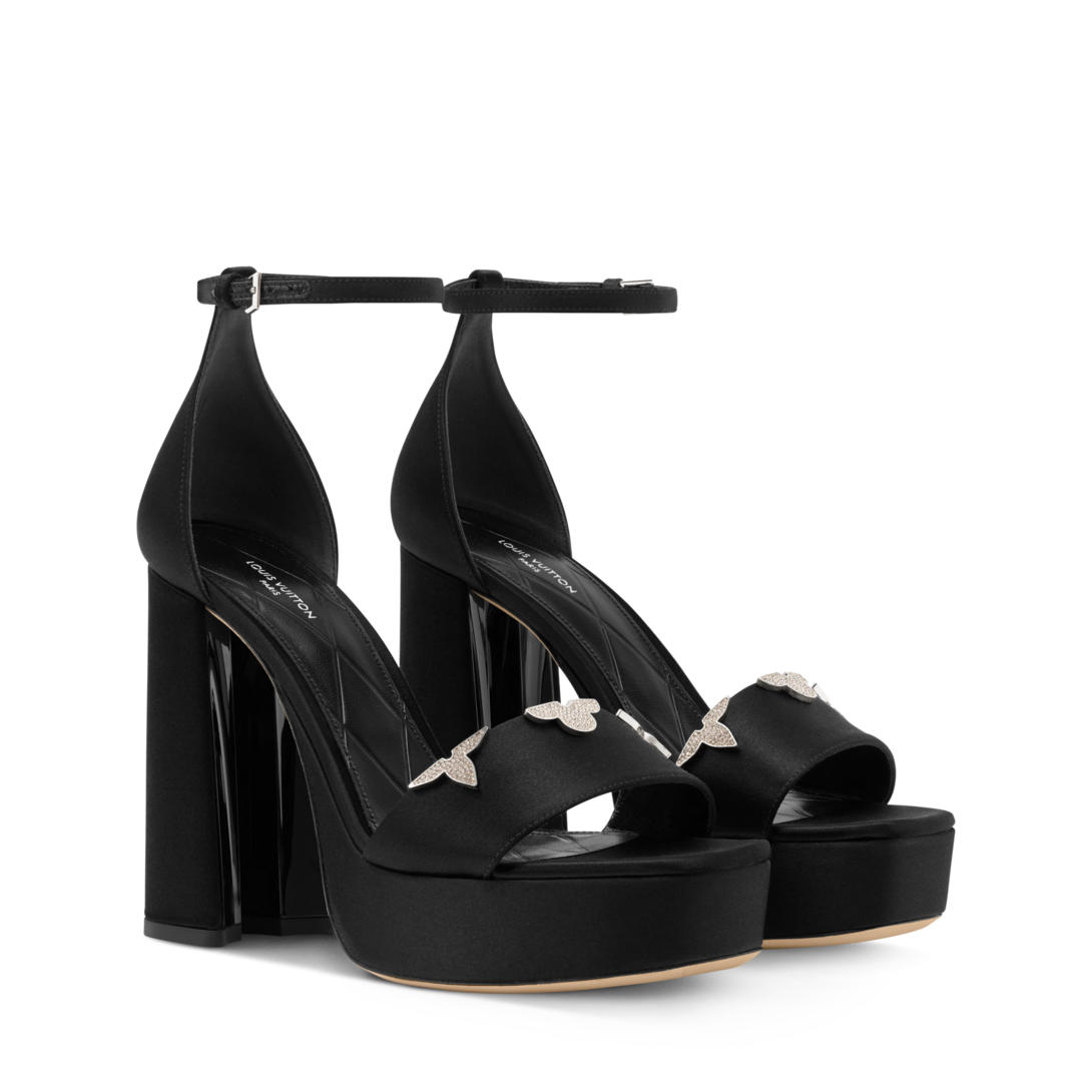 ルイヴィトン サンダル ヒール LOUIS VUITTON ルイヴィトン シルエットライン モノグラム ヒール